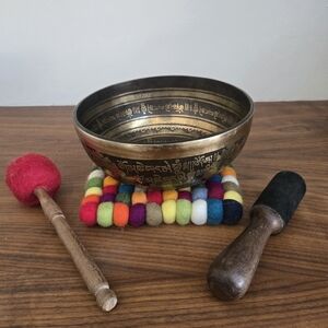Tibetan Hand Hammered Singing Bowl